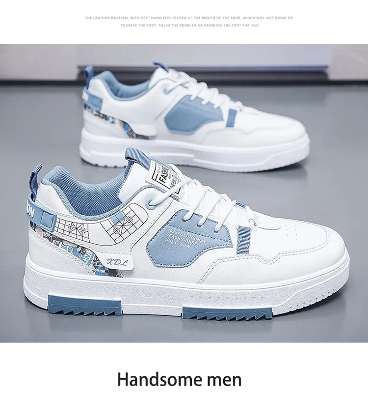 Men Sneakes LaceUp Trainers Student Sneakes Mens Vulcanized Shoes for Men Tennis Thick Sole Men's Casual Shoes Zapatillas Hombre